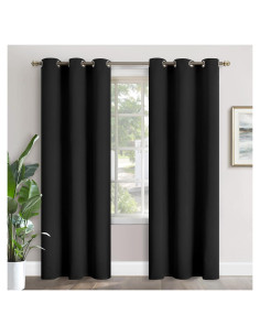 Cortinas Blackout YoungsTex 2 Paneles 42x213 cm Aislantes Térmicos