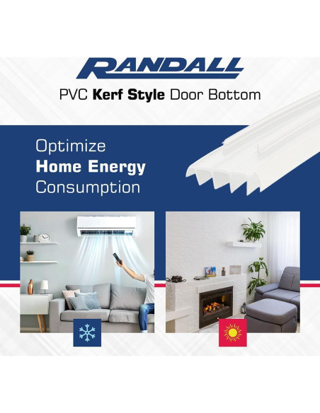 Puerta Inferior de PVC Randall P-10, 92.1 cm Blanco