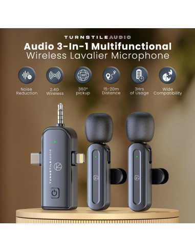 Estabilizador Gimbal DJI RS 4 Mini 3 Ejes + Micrófono Inalámbrico