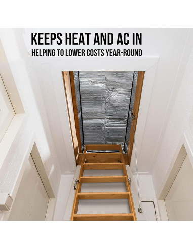 Cubierta de Aislamiento para Escaleras de Ático Mariposa 63.5x137.2 cm