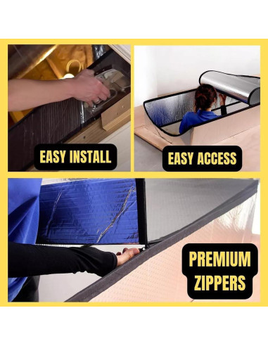 Cubierta de Aislamiento para Escaleras de Ático Mariposa 63.5x137.2 cm