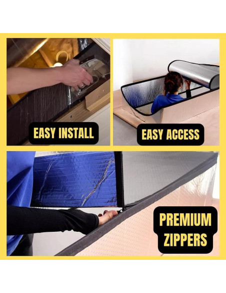 Cubierta de Aislamiento para Escaleras de Ático Mariposa 63.5x137.2 cm