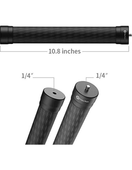 Barra de extensión fibra de carbono FeiyuTech 28 cm ligera Barra de extensión fibra de carbono FeiyuTech 28 cm ligera