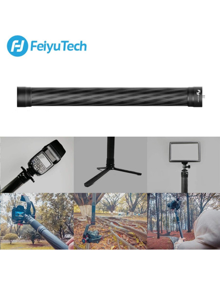 Barra de extensión fibra de carbono FeiyuTech 28 cm ligera Barra de extensión fibra de carbono FeiyuTech 28 cm ligera