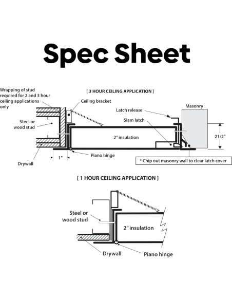 Puerta de Acceso Metálica Aislada 60x90 cm Mejor Acceso