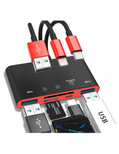 Lector de Tarjetas de Memoria JOOPSHEE 5-en-1 USB C iOS