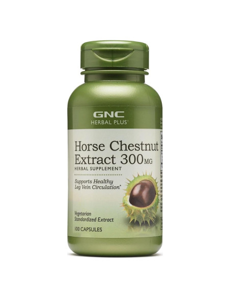 Extracto de Castaño de Indias GNC Herbal Plus 300mg 100 cápsulas
