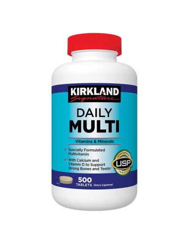 Multivitamínico Diario Kirkland Signature 500 Tabletas
