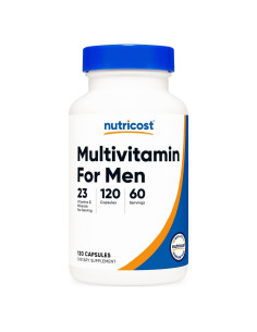 Multivitamina Nutricost para Hombres 120 Cápsulas - Vitaminas y Minerales