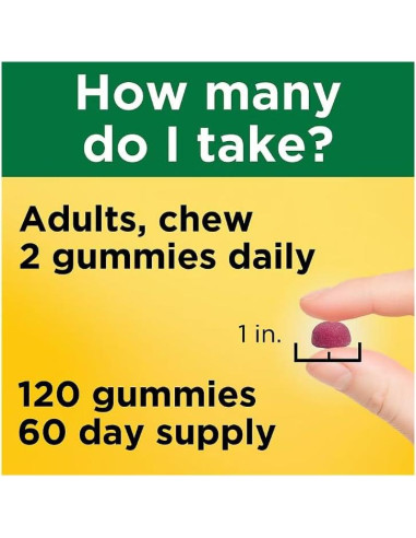 Gomitas de Magnesio Nature Made 200mg - 120 Unidades + 2 Sticks Hidratación