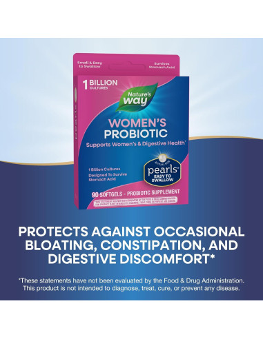 Perlas Probioticas Nature's Way para Mujeres 90 Cápsulas