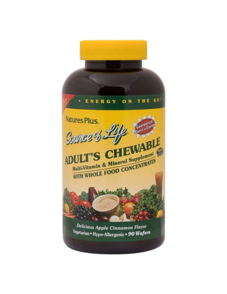 Galletas Masticables Multivitamínicas Natures Plus Manzana Canela - 180 G