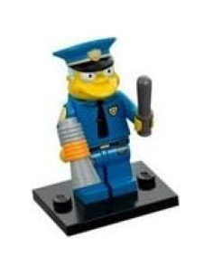 Minifigura LEGO Simpsons Jefe Wiggum 22.68g
