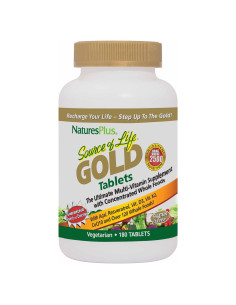 Multivitaminas Fuente de Vida Oro Nature's Plus 180 Tabletas