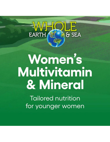 Suplemento Multivitamínico Vegano para Mujeres Factores Naturales 120 Tabletas