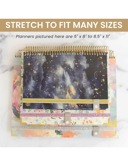 Bandas Elásticas Bloom Daily - Set de 3 Dorado, Rosa, Plateado