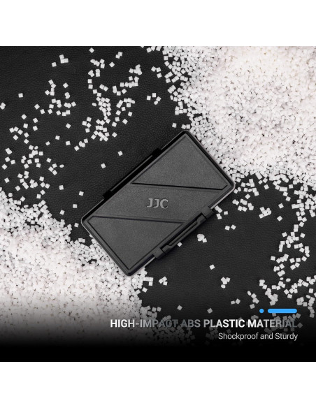 Soporte para 6 tarjetas XQD/CFexpress Tipo B JJC resistente al agua