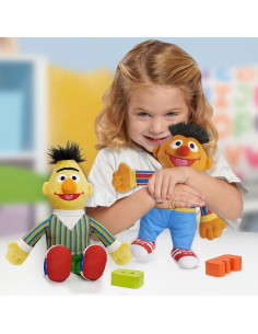 Conjunto de Peluches Bert y Ernie Plaza Sésamo 2 Piezas 20 cm 2