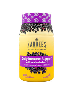 Suplemento Gummy Inmunológico Zarbee's 60 Unidades Sabor Baya