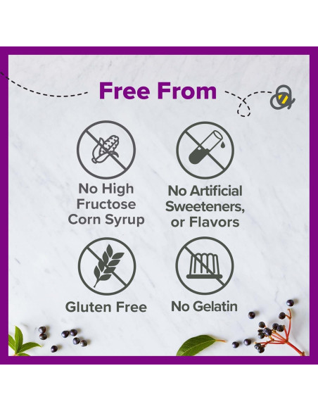 Suplemento Gummy Inmunológico Zarbee's 60 Unidades Sabor Baya