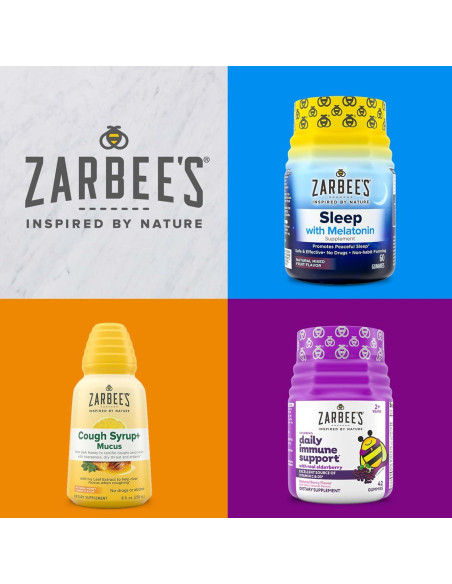 Suplemento Gummy Inmunológico Zarbee's 60 Unidades Sabor Baya