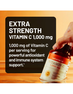 NatureWise Vitamina C 1000mg Vegana - 360 Cápsulas Antioxidantes 2