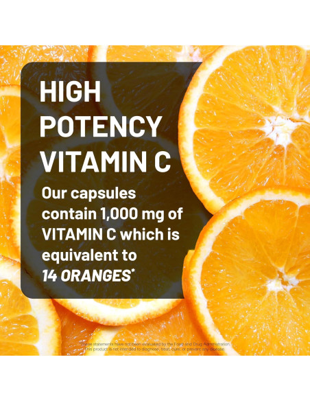 NatureWise Vitamina C 1000mg Vegana - 360 Cápsulas Antioxidantes