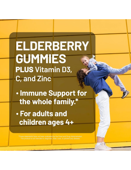 Gomitas de Saúco NatureWise 90 Conteo - Apoyo Inmunológico