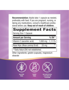 Vitamina C Extra Fuerte Nature's Way 1000 mg con Rosa Mosqueta 2