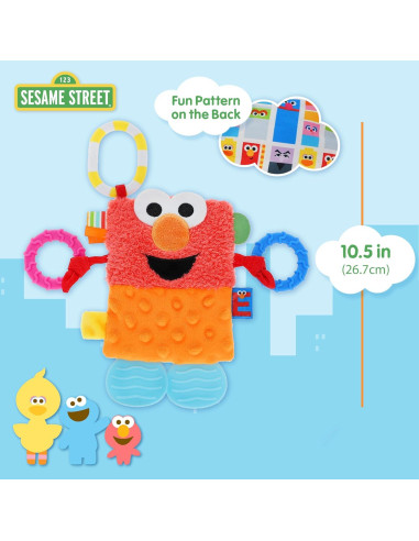 Juguete Sensorial Elmo Tirar y Etiquetar Kids Preferred 19cm