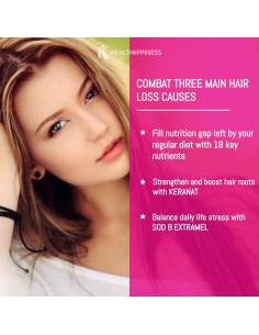 Suplemento para Crecimiento de Cabello UpNourish 119g - Mujeres 2