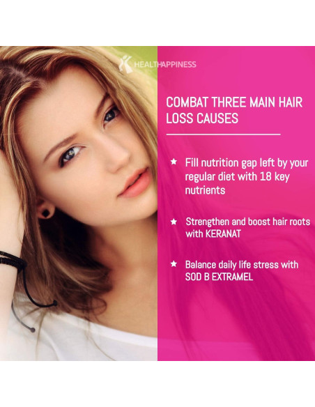 Suplemento para Crecimiento de Cabello UpNourish 119g - Mujeres