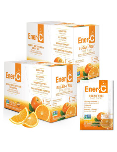 Ener-C Bebida Multivitamínica Sin Azúcar Naranja 1000mg Vitamina C