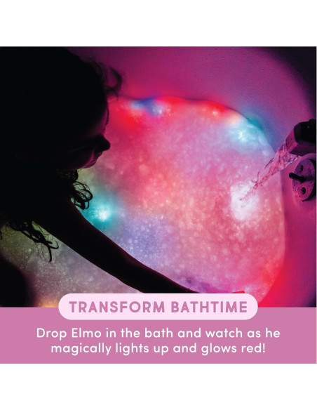 Glo Pals Elmo Cubos Iluminados Activados por Agua 6 Piezas