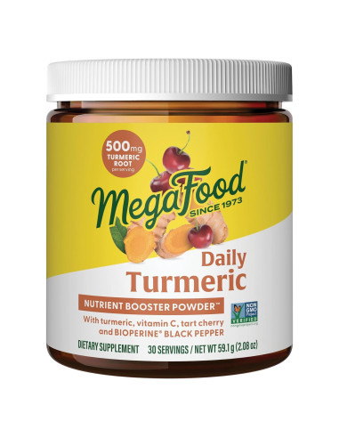 Suplemento de Cúrcuma MegaFood 59g - Vegano, Sin Alérgenos