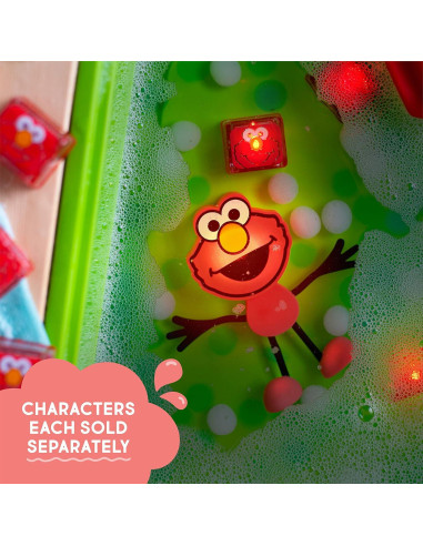 Glo Pals Elmo Cubos Iluminados Activados por Agua 6 Piezas