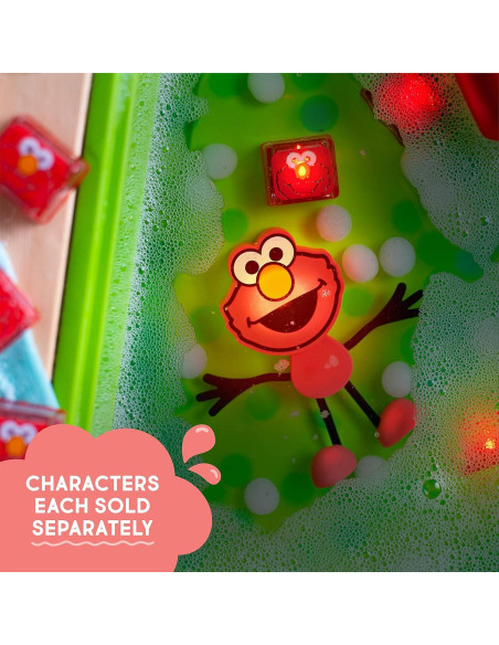 Glo Pals Elmo Cubos Iluminados Activados por Agua 6 Piezas