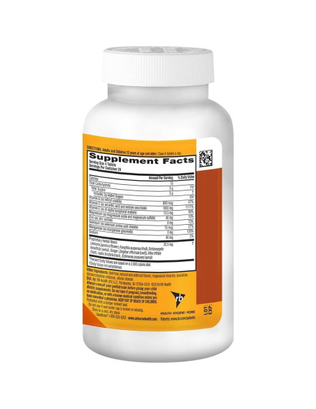 Airborne Suplemento Inmunológico 1000mg Vitamina C + Zinc 116 Tabletas Masticables Airborne Suplemento Inmunológico 1000mg Vitamina C + Zinc 116 Tabletas Masticables