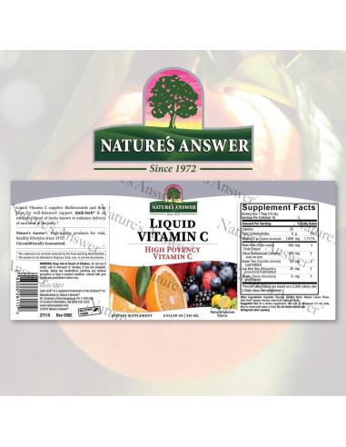 Vitamina C Líquida 1000mg Respuesta de la Naturaleza 236ml