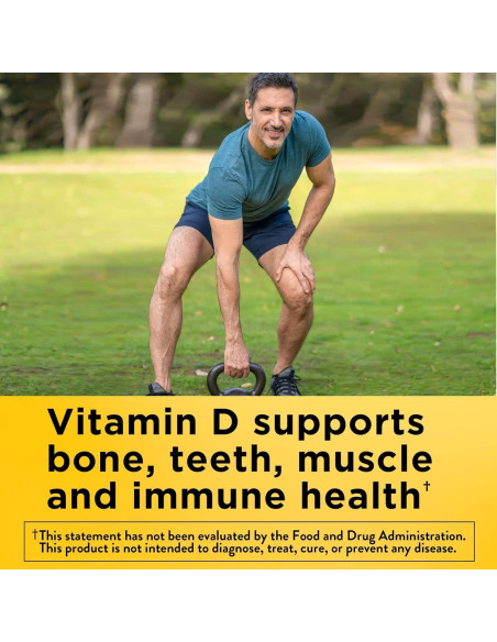 Nature Made Vitamina D3 K2 5000 IU 30 Gelatinas Blandas