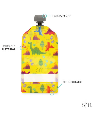 Bolsas Reutilizables de Comida Simple Modern 10-Pack 148 ml