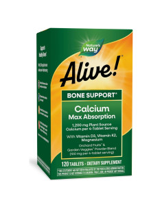 Calcio Máxima Absorción Nature's Way 120 Tabletas Vegetales