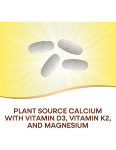 Calcio Máxima Absorción Nature's Way 120 Tabletas Vegetales 2