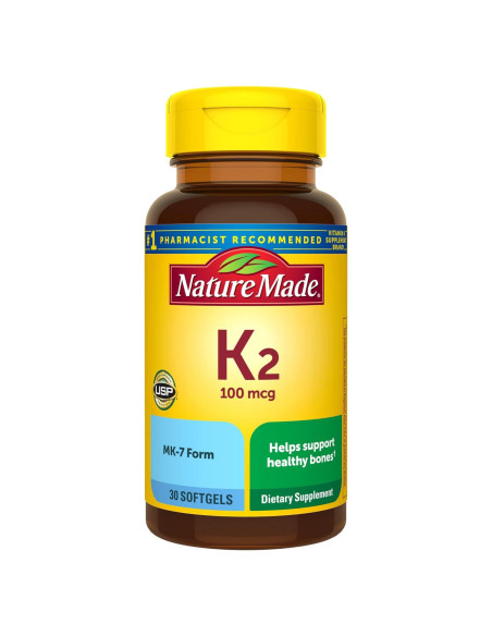 Nature Made Vitamina K2 100 mcg - 30 Gelatinas Blandas