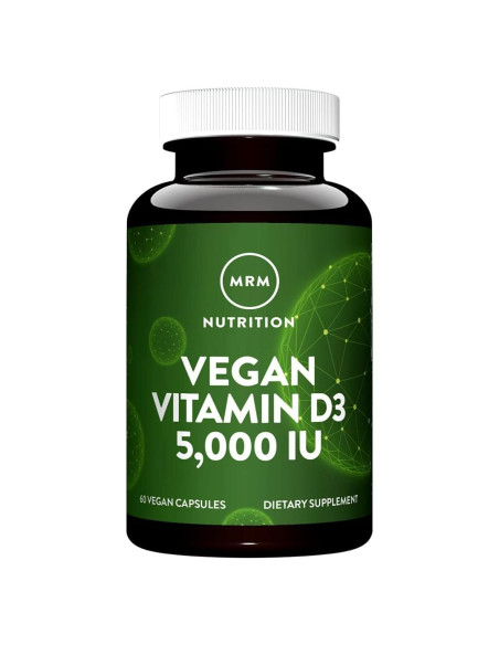 Vitamina D3 Vegana MRM 5000 UI - Salud Ósea y Inmunológica - 60 Cápsulas Vitamina D3 Vegana MRM 5000 UI - Salud Ósea y Inmunológica - 60 Cápsulas