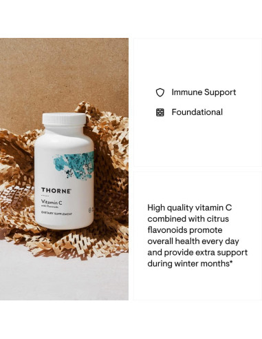 Paquete de Vitaminas Esenciales Thorne: Vitamina C y D-5000 - 60 Porciones