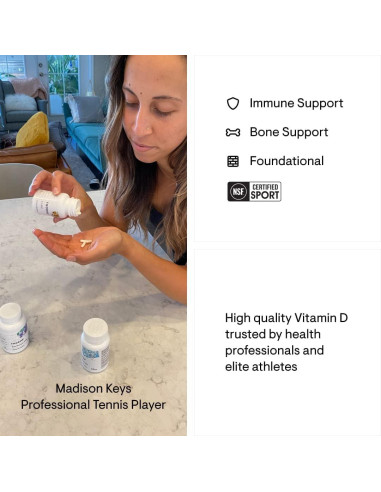 Paquete de Vitaminas Esenciales Thorne: Vitamina C y D-5000 - 60 Porciones