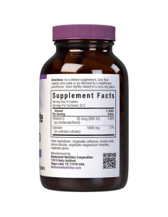 Citrato de Calcio y Vitamina D3 Bluebonnet 90 Tabletas 2