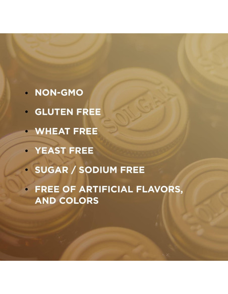 Vitamina B12 500 mcg Solgar - 100 Cápsulas Vegetales - Energía y Nervios