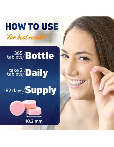 Vitamatic Vitamina B12 5000 mcg - 365 Tabletas Sabor Berry